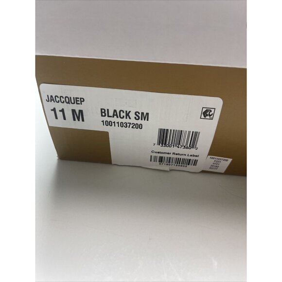 CHARTER CLUB Women's Block Heal Boots Black Y2K Zip-Up Faux Leather 11 New NIB - Picture 10 of 11